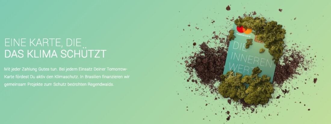Die Kreditkarte von tomorrow im Bild