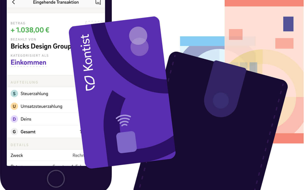 Smartphone und Bankkarten