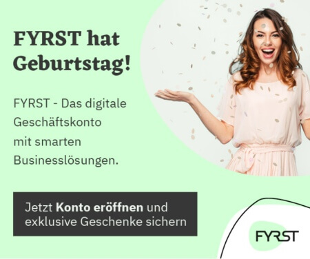 fyrst werbung mit besonderen Geschenken für nutzer wegen geburtstag