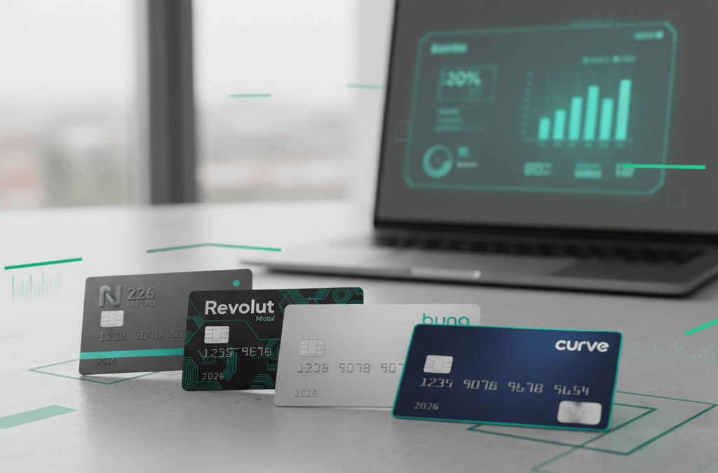 Metall-Kreditkarte 2026: N26 Metal, Revolut Metal, bunq & Curve im Vergleich