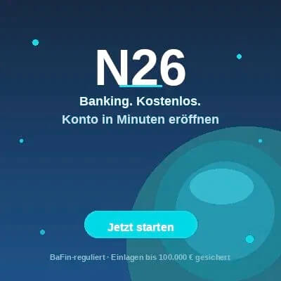 aktueller werbebanner von n26