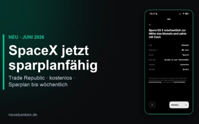 SpaceX-Aktie als Sparplan bei Trade Republic: 50 Euro wöchentlich, kostenfrei, ab dem 16. Juni