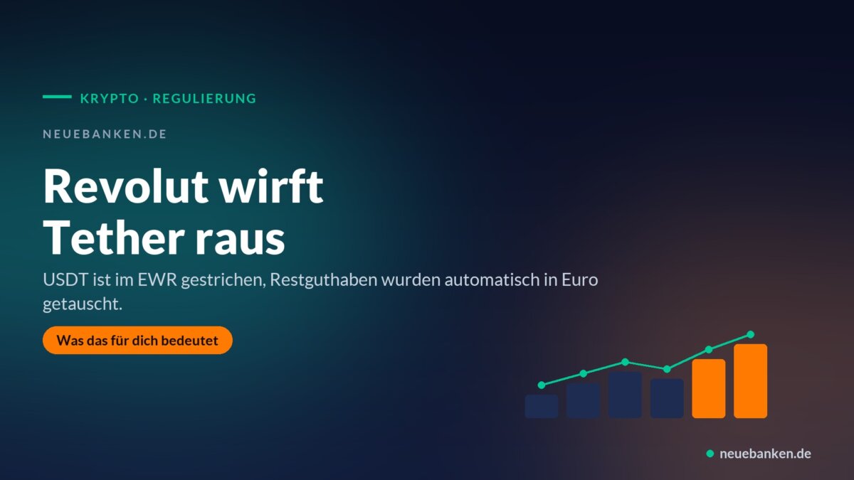 Beitragsbild: Revolut wirft Tether raus, USDT im EWR gestrichen