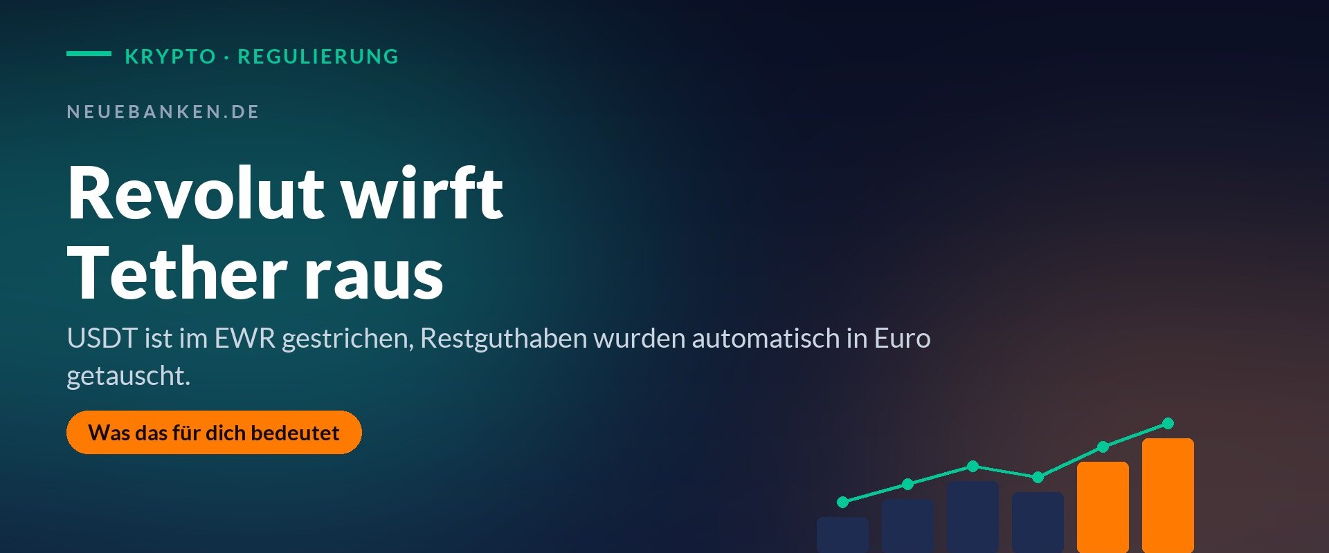 Beitragsbild: Revolut wirft Tether raus, USDT im EWR gestrichen