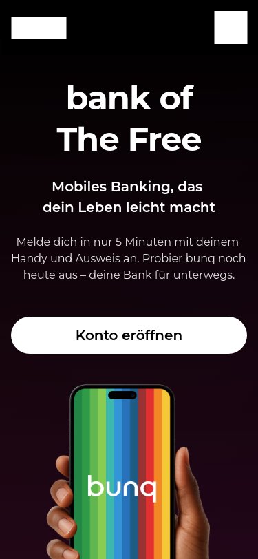 bunq iPhone Screenshot