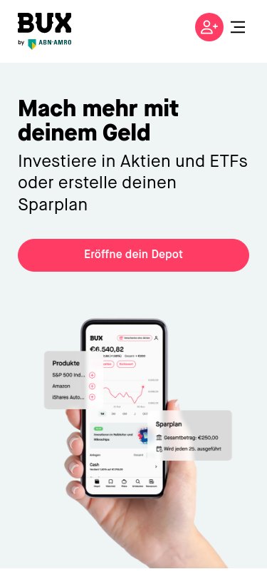 BUX Zero iPhone Screenshot