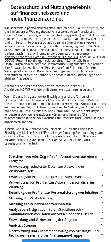 finanzen.net zero iPhone Screenshot