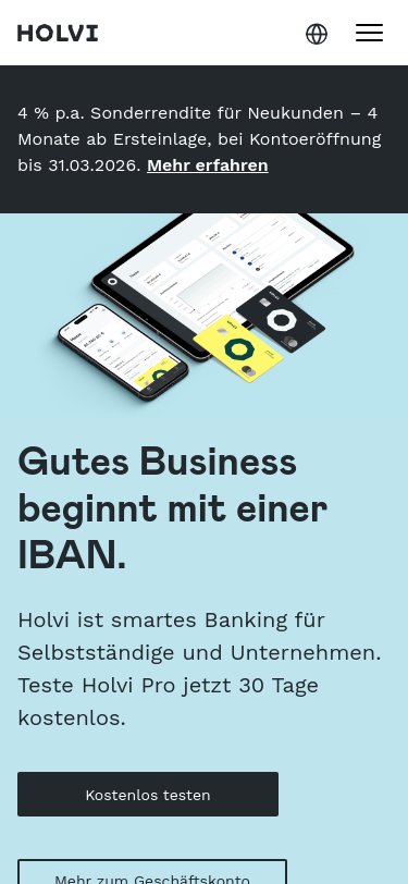 Holvi iPhone Screenshot