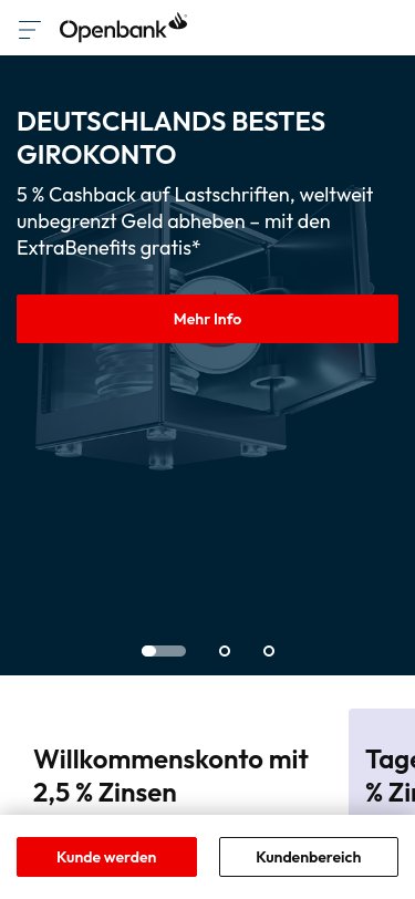 Openbank iPhone Screenshot