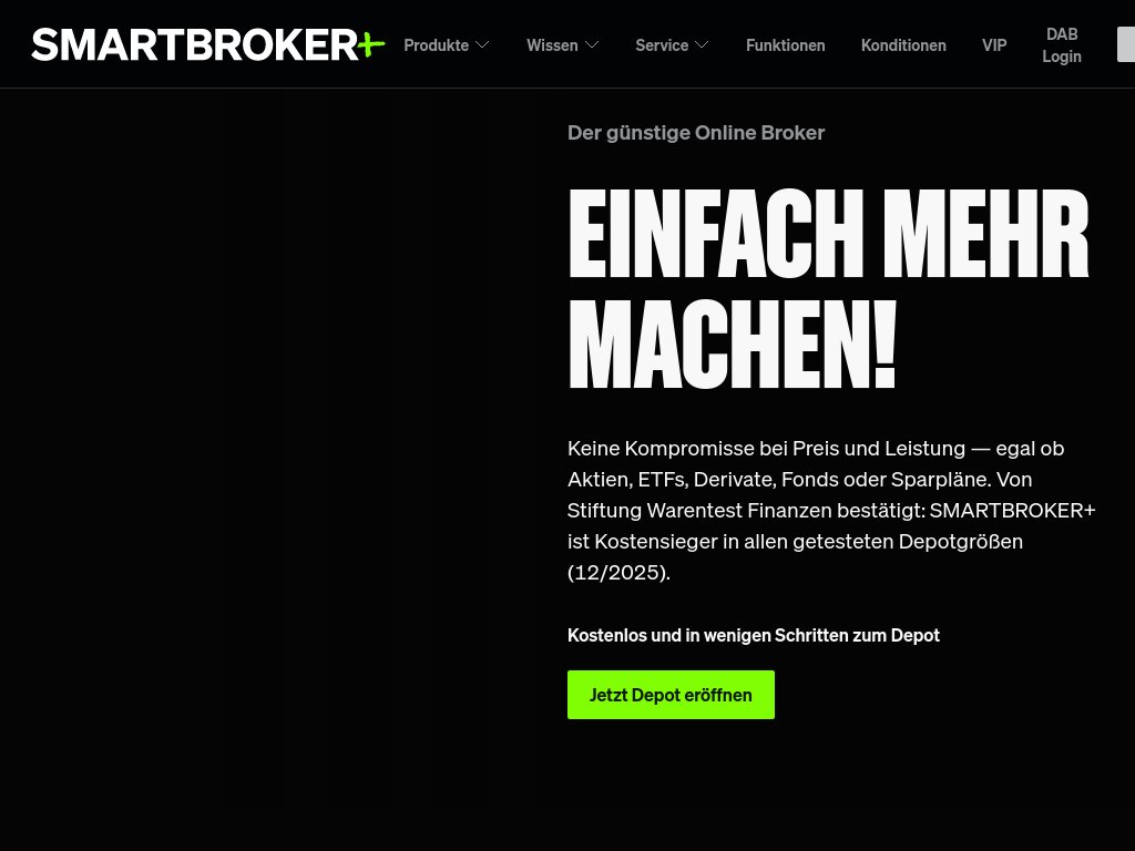 Smartbroker+ iPad Screenshot