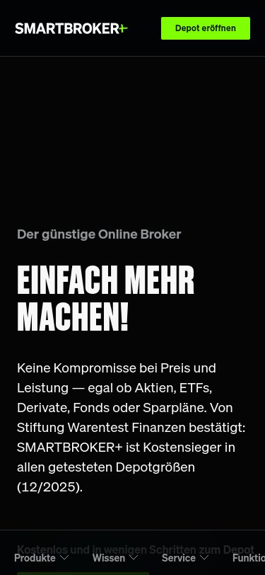 Smartbroker+ iPhone Screenshot