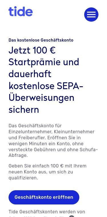 Tide iPhone Screenshot