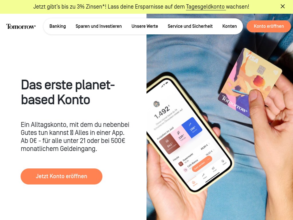 Tomorrow iPad Screenshot
